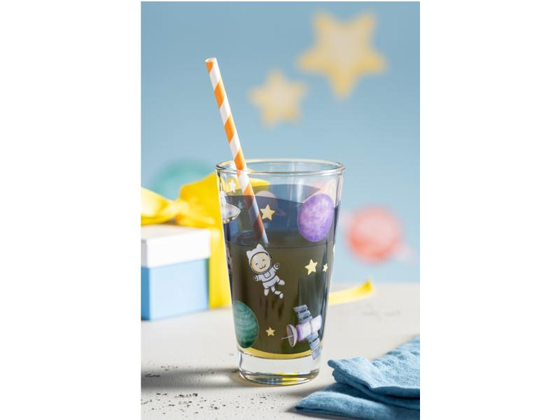 Leonardo Kindertrinkglas Avventura 300 ml, 6 Stück, Weltall