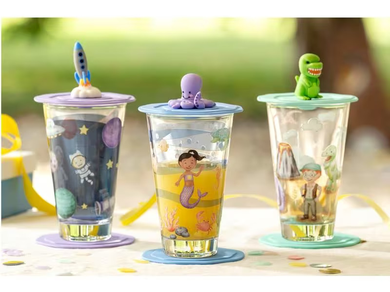 Leonardo Kindertrinkglas Avventura 300 ml, 6 Stück, Weltall