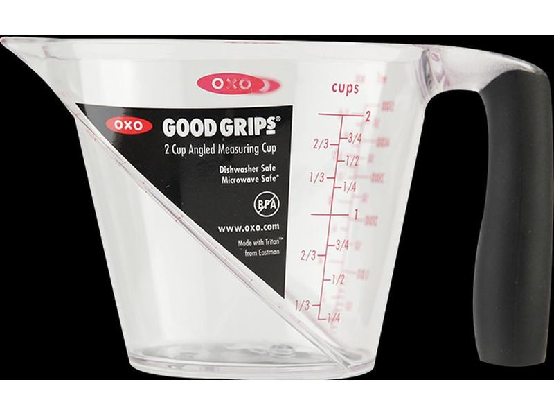 Oxo Good Grips Messbecher 2.5 dl, Schwarz/Transparent