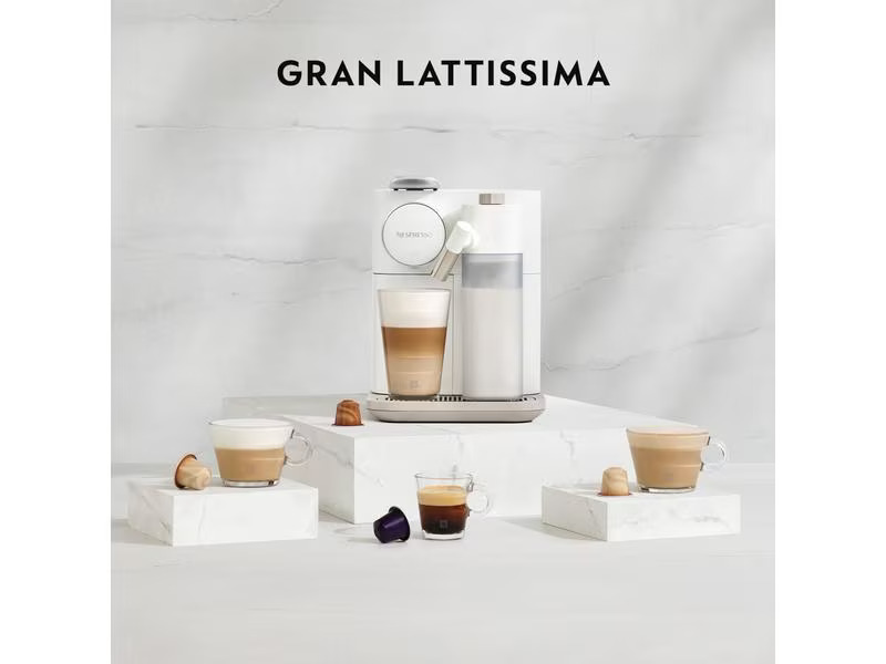 De'Longhi Kaffeemaschine Nespresso Gran Lattissima EN 640.W Weiss