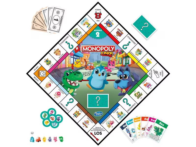 Hasbro Gaming Familienspiel Monopoly Junior -DE-