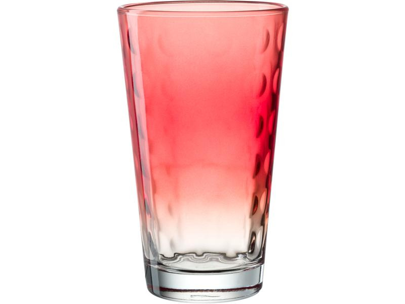 Leonardo Trinkbecher LD Optic XL 540 ml, 4 Stück, Rot