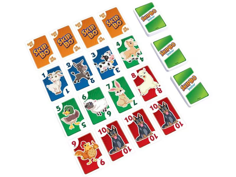 Mattel Spiele Kartenspiel Skip-Bo Junior