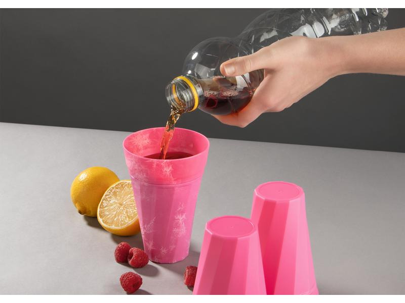 Frats Trinkbecher 300 ml, 3 Stück, Pink