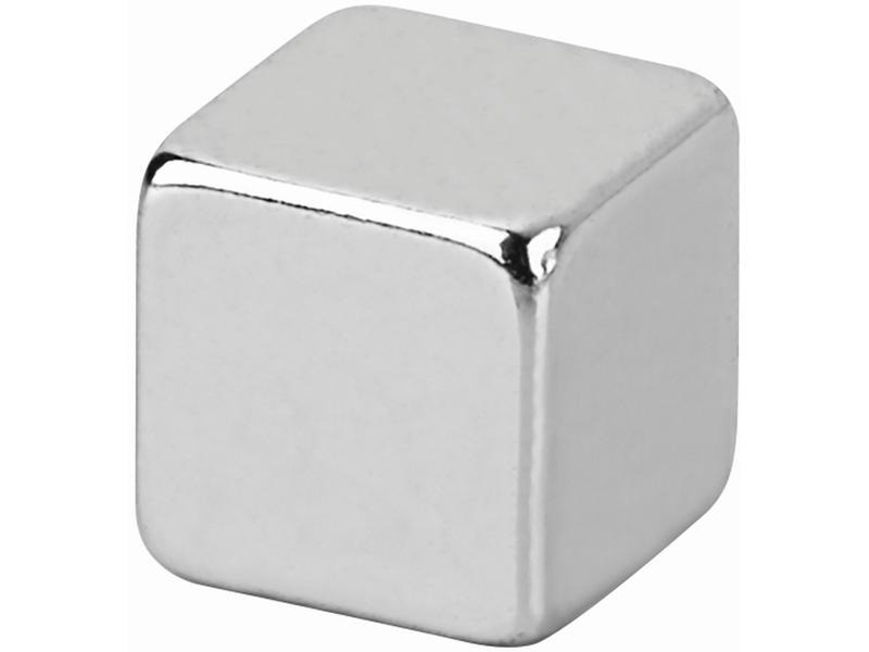 Maul Haftmagnet 10 Stück, Silber