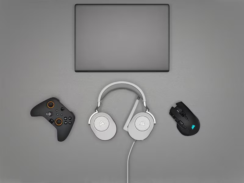 Corsair Headset HS65 Surround Weiss