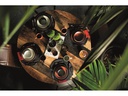 Sambonet Besteck-Set Jungle 24-teilig, Schwarz