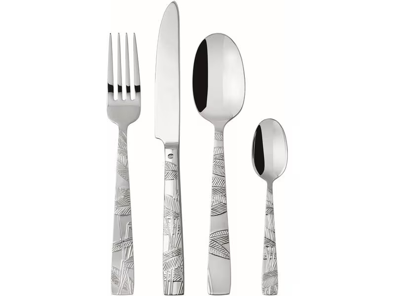 Sambonet Besteck-Set Jungle 24-teilig, Silber