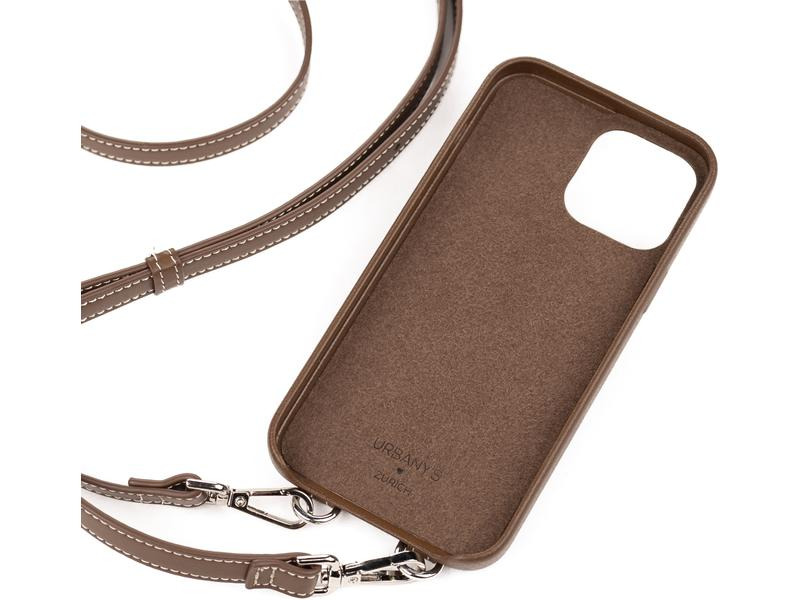 Urbany's Necklace Case iPhone 14 Plus Espresso Martini