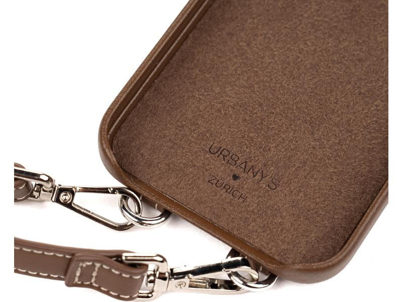 Urbany's Necklace Case iPhone 14 Plus Espresso Martini