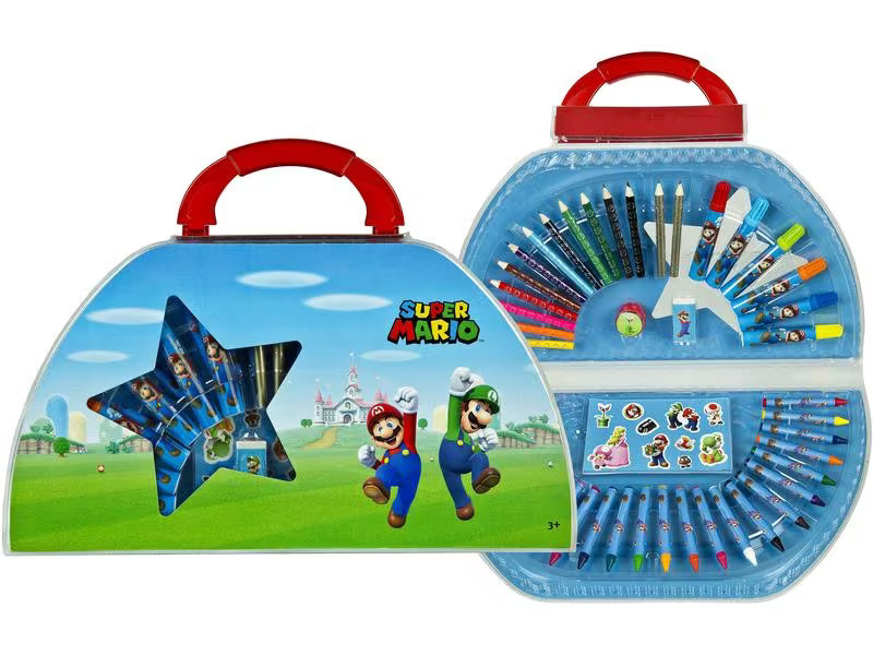 Undercover Malset Koffer Super Mario 51-teilig