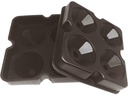Paderno Eiswürfelform Diamant Schwarz