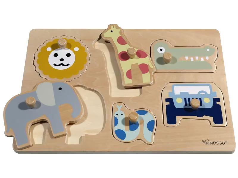 Kindsgut Steckspiel Puzzle Safari