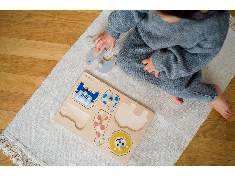 Kindsgut Steckspiel Puzzle Safari