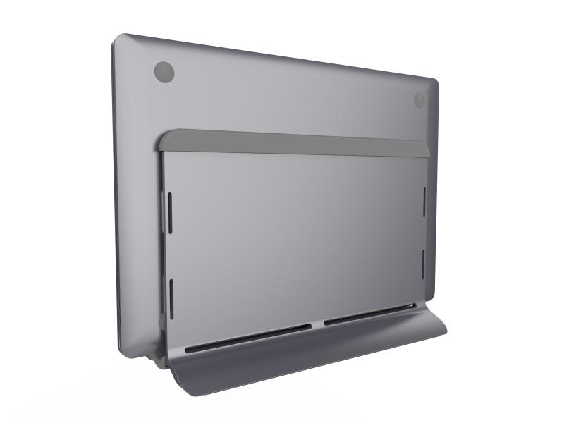 LMP Notebook-Ständer Verticalstand Space Grau