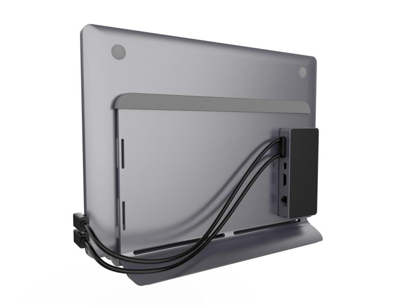 LMP Notebook-Ständer Verticalstand Space Grau