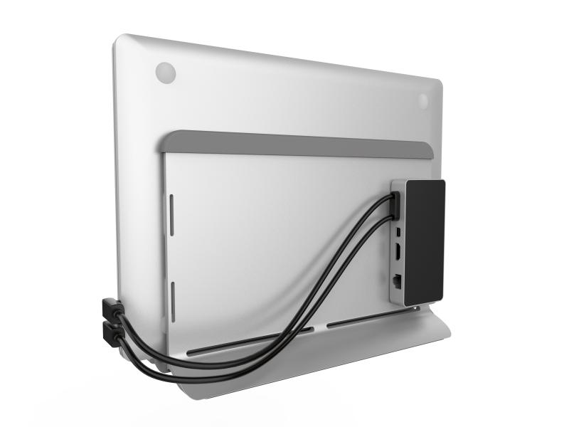 LMP Notebook-Ständer Verticalstand Silber