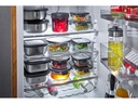 GEFU Vorratsdose Provido Eckig, 0.6 l, Schwarz/Silber matt