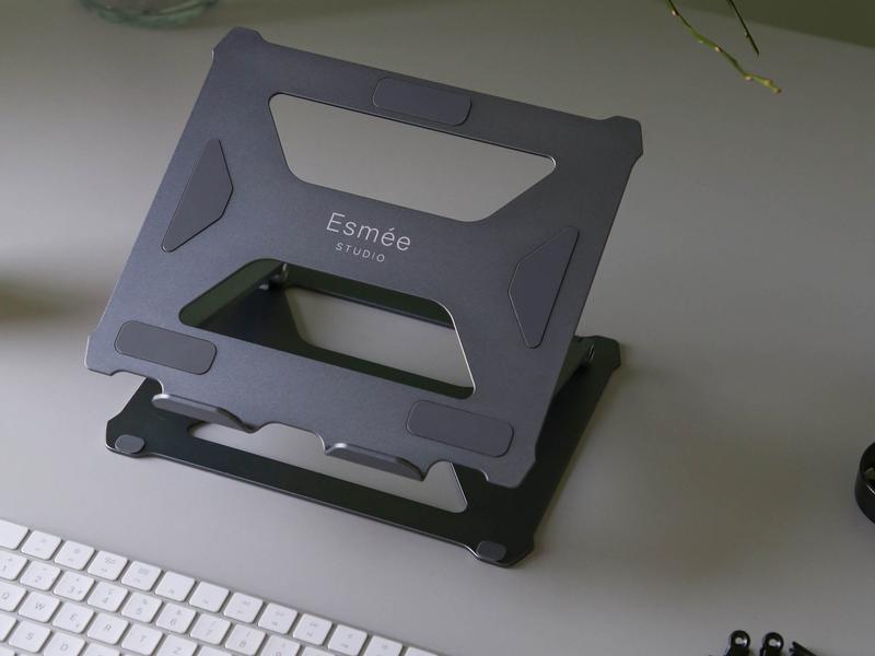 Esmée Notebook-Ständer faltbar Anthrazit