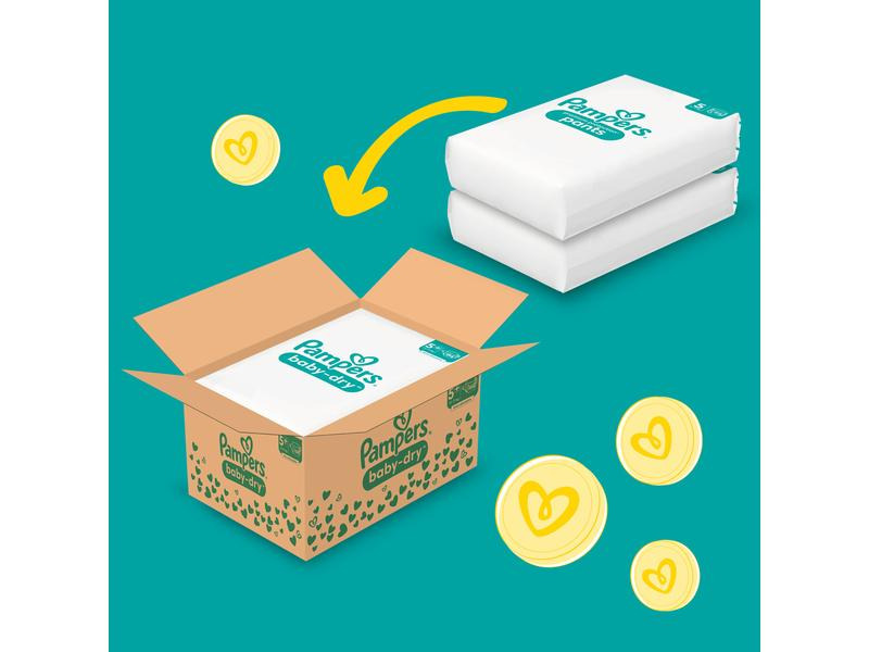 Pampers Windeln Baby Dry Junior Plus Grösse 5+
