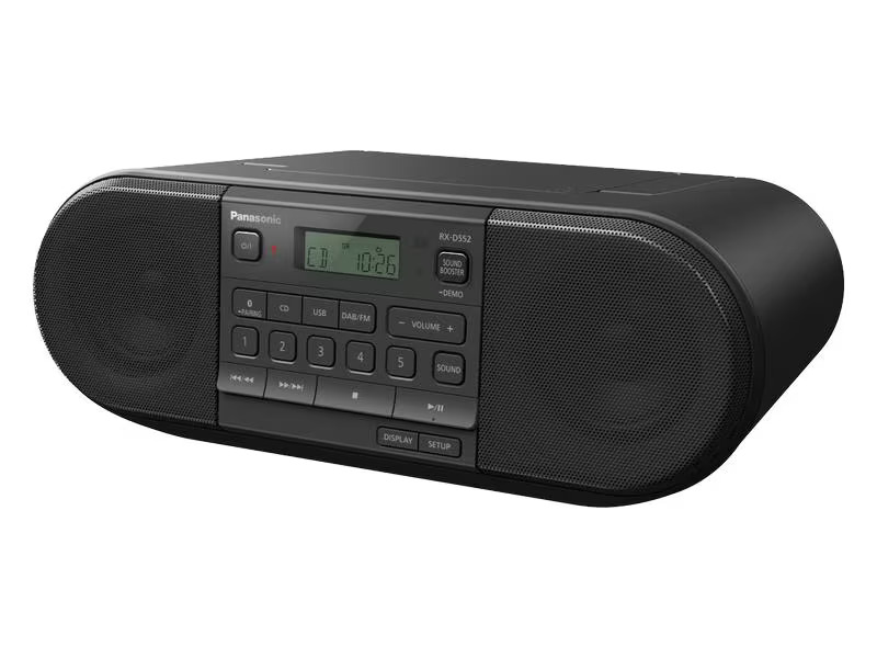 Panasonic Radio/CD-Player RX-D552 Schwarz