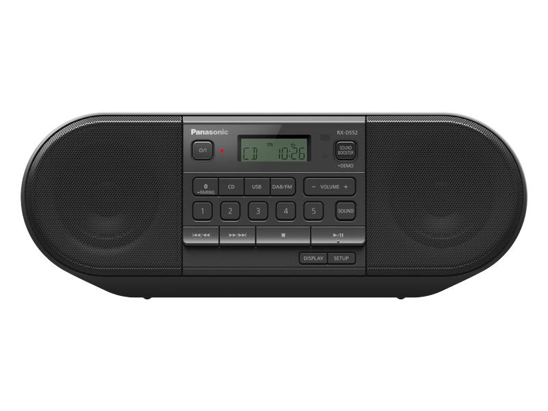 Panasonic Radio/CD-Player RX-D552 Schwarz