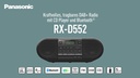 Panasonic Radio/CD-Player RX-D552 Schwarz