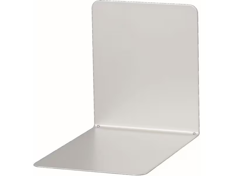 Maul Buchstützen-Set 2 Stück, Silber