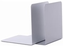 Maul Buchstützen-Set 2 Stück, Silber