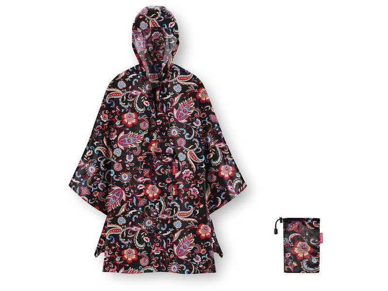 Reisenthel Regenponcho Mini Maxi Paisley Black