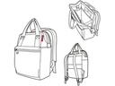 Reisenthel Rucksack Allrounder R Paisley Black