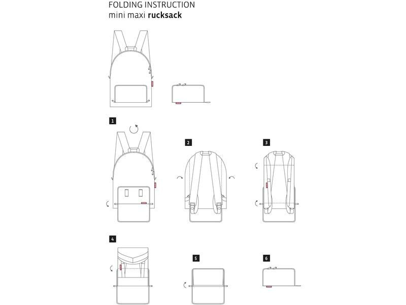 Reisenthel Rucksack Mini Maxi Paisley Black