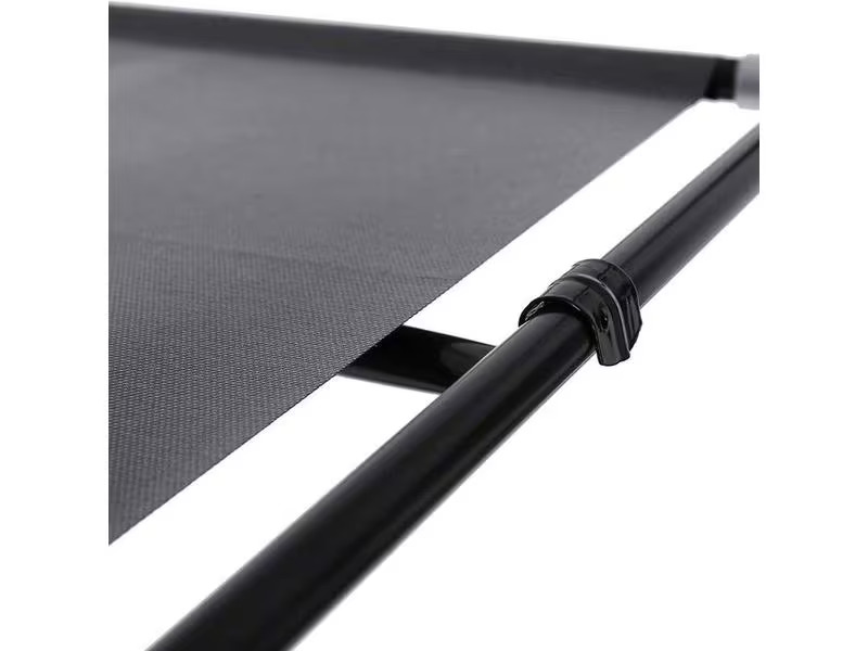 Songmics Regal mit hochrollbaren Türen Grau