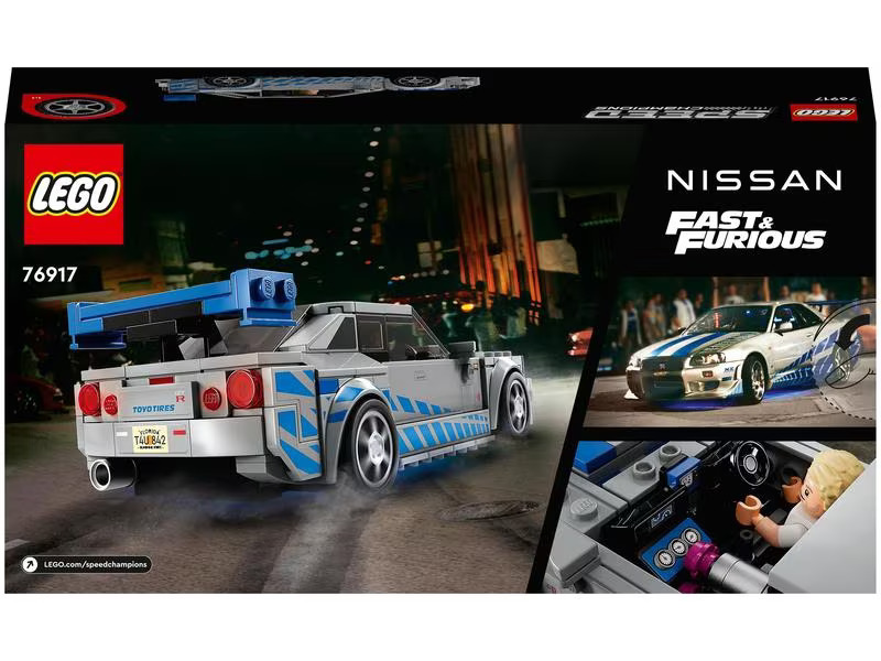 LEGO® Speed Champions 2 Fast 2 Furious – Nissan Skyline 76917