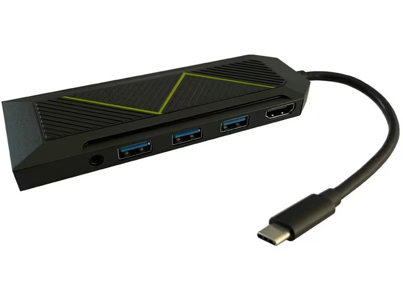LC-Power USB-Hub LC-HUB-C-MULTI-6-RGB