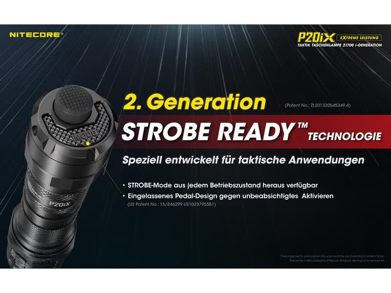 Nitecore Taschenlampe P20iX 4000 Lumen