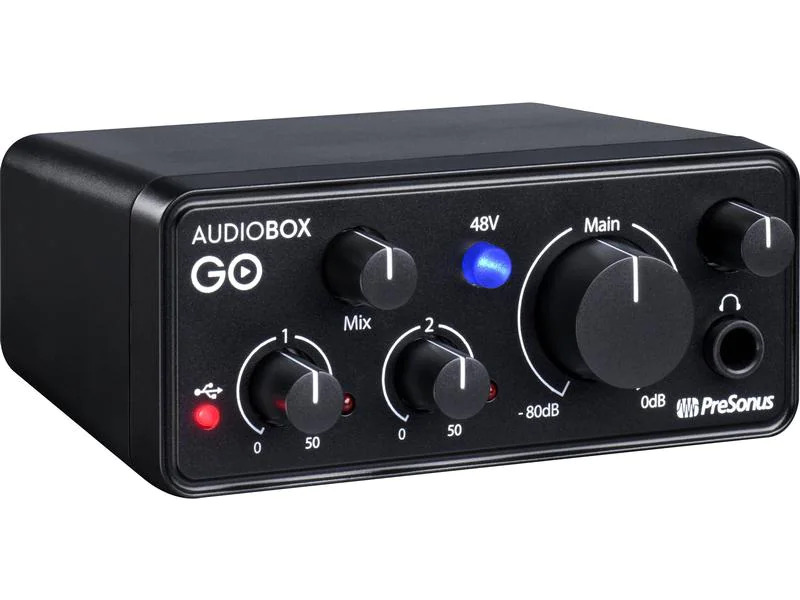 Presonus Audio Interface Audiobox GO