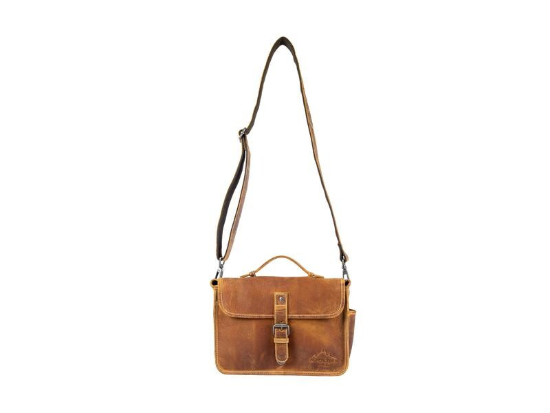 Alpenleder Kamera-Tasche Presse Beige