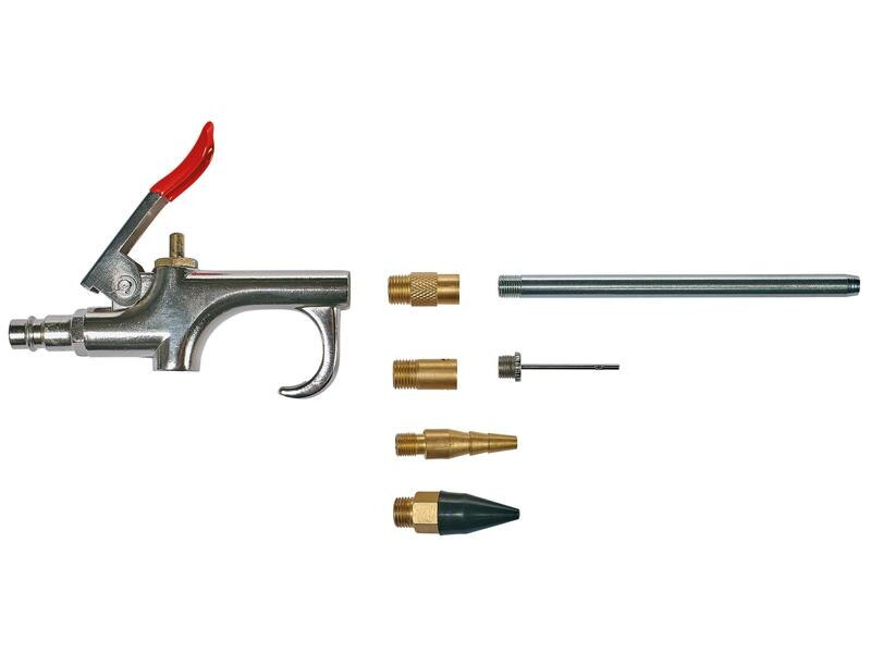 Einhell Ausblaspistolen-Set 2-8 bar, 7-teilig