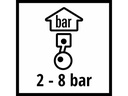 Einhell Ausblaspistolen-Set 2-8 bar, 7-teilig