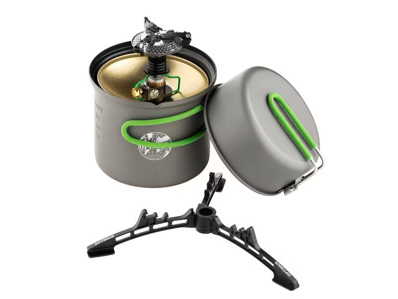 Optimus Gaskocher Crux Weekend Kochsystem Grau