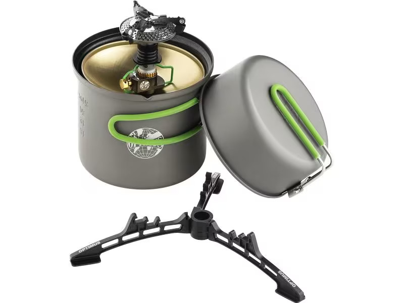 Optimus Gaskocher Crux Weekend Kochsystem Grau