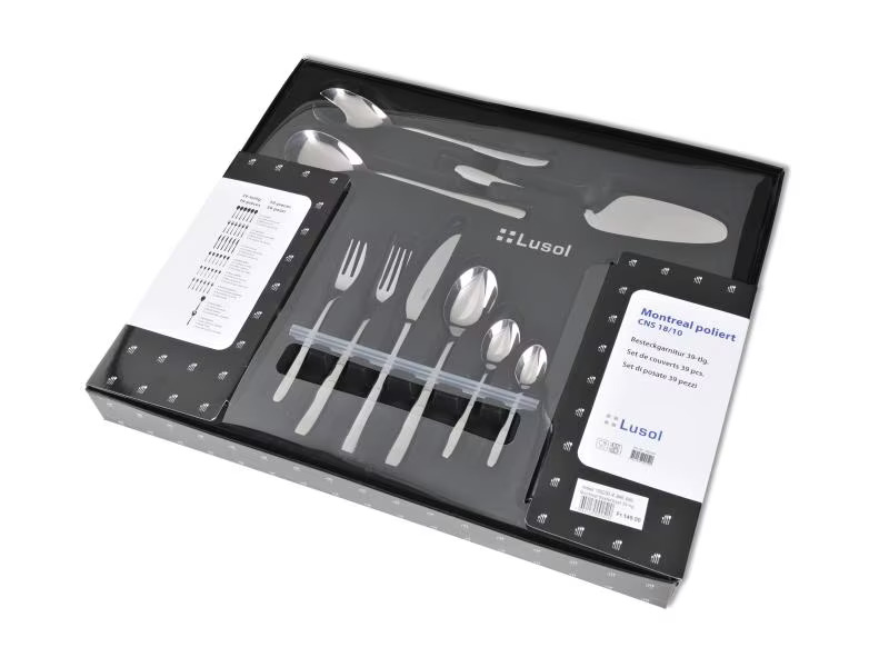 Sola Besteck-Set Montreal 39-teilig, Silber