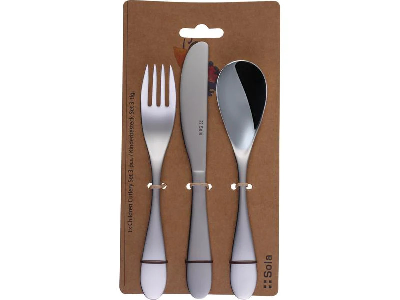 Sola Kinderbesteckset Basic Alpha 3-tlg