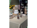d-c-table Tischdecke Monte Carlo Japondi Rund, Ø 150 cm, Sand