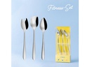 Sola Löffel-Set Alpha 3-teilig, Chrom