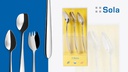 Sola Löffel-Set Alpha 3-teilig, Chrom