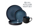 Sola Speise-Service Gaya Atelier 16-teilig, Night Sky