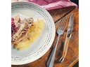 Sola Steakmesser-Set Basic Country Lunasol 6 Stück, Zebrano