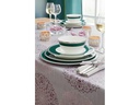 d-c-table Tischdecke Monte Carlo Charlene Rund, Ø 150 cm, Grau